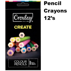 Croxley Create Pencil Crayons Full length 12's 
